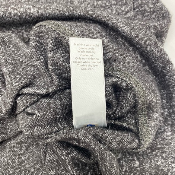 Athleta Sweatshirt Mindful Pullover Soft Gray Heather Oversized Large Tall - Picture 5 of 7